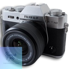 FUJIFILM X-T30 Mirrorless Camera Kit Silver Used with New SD Card JP
