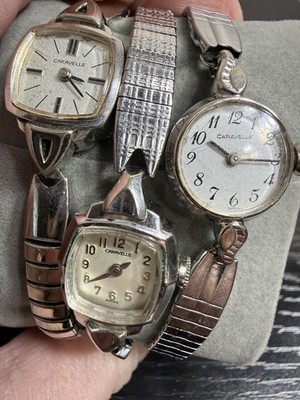Lot Of 3 Vintage Caravelle Watches | eBay