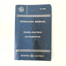 General Electric GEJ-3856 Operating Manual Diesel-Electric Locomotive Vintage 74