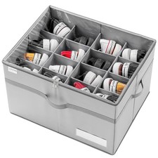 Shoe Organizer for Closet, Fits 16 Pairs, Large Shoe Box Storage Containers, ...