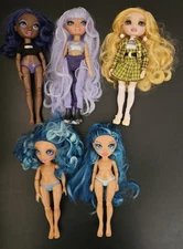 Lot of 5 Rainbow High Dolls Mixed Series MGA Fashion Dolls