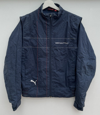 Puma BMW Sauber F1 Team Jacke Herren UK S Blau Motorsport Zip Small