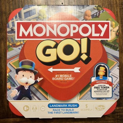 Monopoly GO! Board Game Inspired by the Popular Mobile Board Game 2-4 Players