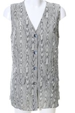 SURPRISE Gilet Donna Abito da uomo Taglia IT 42 grigio chiaro stile casual