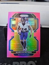 2021 Panini Prizm Marcus Peters #287 Pink Prizm Ravens
