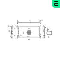 ERA MotorküHler WasserküHler 673136 FüR Ford Transit Connect Tourneo 16V LPG