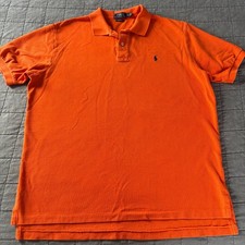 Polo Ralph Lauren Classic Fit Polo Shirt short sleeve cotton Men's XL Orange