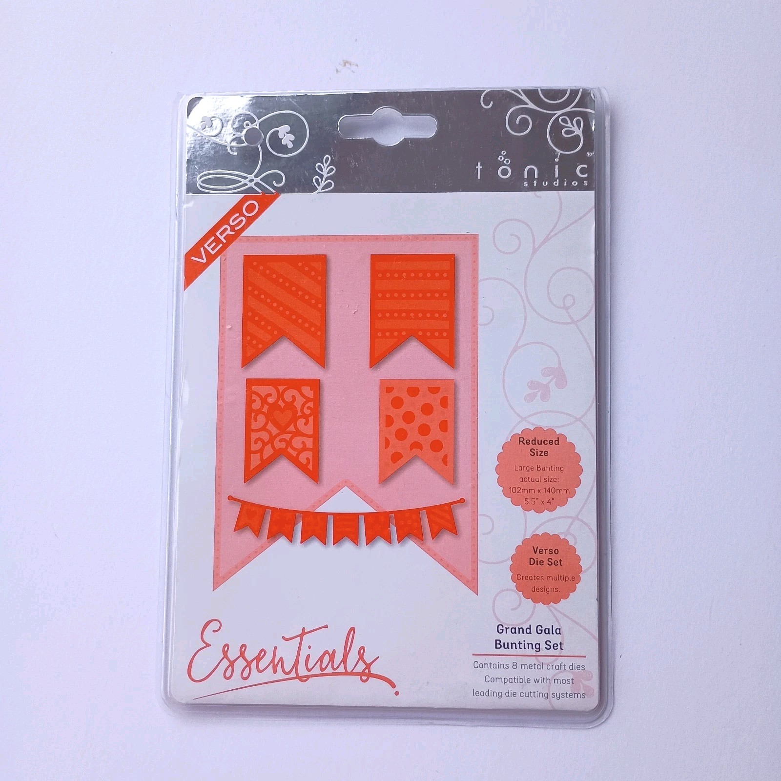 Tonic Studios Grand Gala Bunting Die Set 8 Dies Discontinued Rare