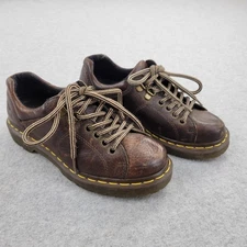 Dr. Martens Shoes Womens 6 L Oxford Chunky Sole Brown 11864 Lace Up 4 Eye