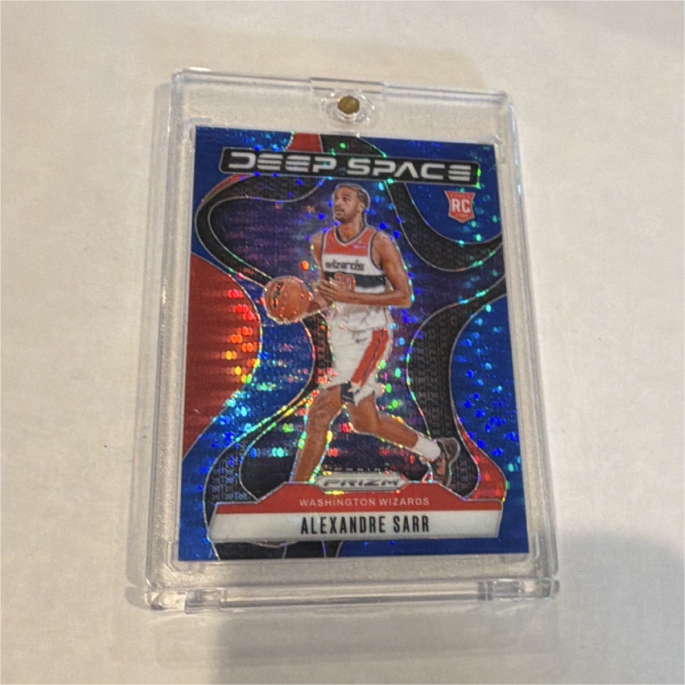 2024-25 Panini Prizm Deep Space Alexandre Sarr Rookie #9 /49 Wizards NBA