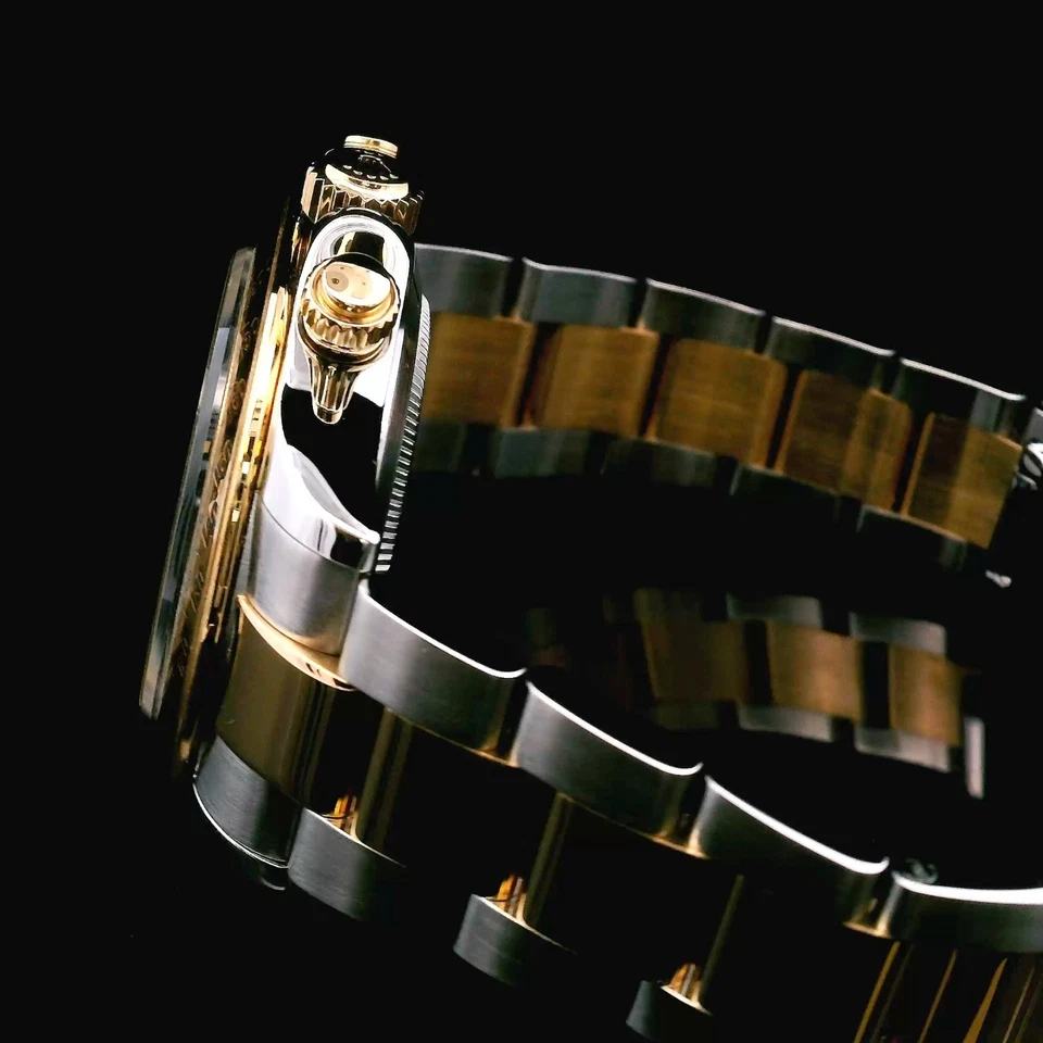 Rolex Daytona Cosmograph IVORY RACING 116523 18K Gold Steel Two-Tone Panda Watch - Image 2 of 4