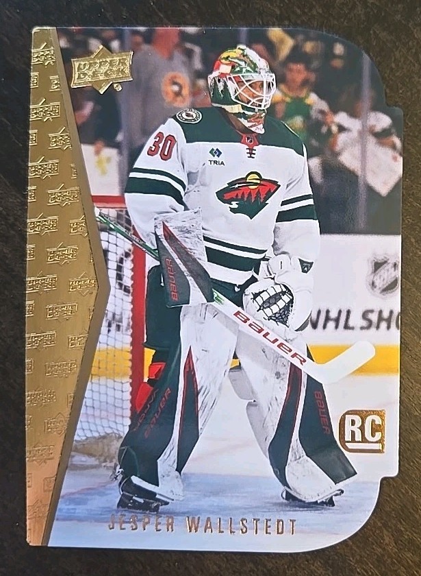 Jesper Wallstedt 2024-25 Upper Deck Rookie Die-Cut #RDT-9