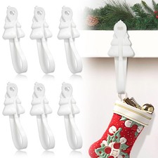 6 Pcs Christmas Garland Hanger for Mantle Garland Hooks Christmas Wreath Ties...