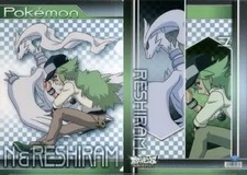 Pokemon Best Wishes N & Reshiram A4 Clear File Folder Full Color Print