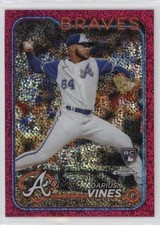 2024 Topps Chrome Magenta Speckle Refractor 201/350 Darius Vines #197 0vp1