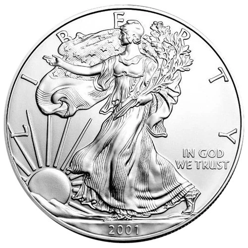 2001 $1 American Silver Eagle 1 oz Brilliant Uncirculated