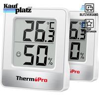 Digitales Mini Thermo-Hygrometer 2Er Set Innen Temperatur Luftfeuchtigkeit