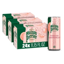 Maison Perrier Forever Grapefruit Flavored Sparkling Water, 11.15 Fl Oz Cans