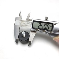 Piedini da Pavimento Regolabili Plastica Nero M8 per Sedie Tavoli Rastrelliere e