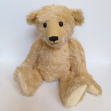 OOAK Mohair 5-Way Jointed Artist Teddy Bear - Tan Brown 21" Plush Chuck Swanson