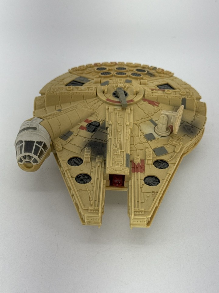 Micro Machines Star Wars II – Lot De 3 Véhicules : Landspeeder, Faucon Millenium, Sandcrawler – Galoob 1994