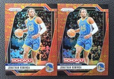 (2) 2024-25 Panini Prizm Monopoly Jonathan Kuminga Orange Icons Prizm /1499 🔥