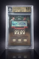 2010 Topps Sterling  Career Chronicles Five Relic Autographs Carl Yastrzemski 🔥