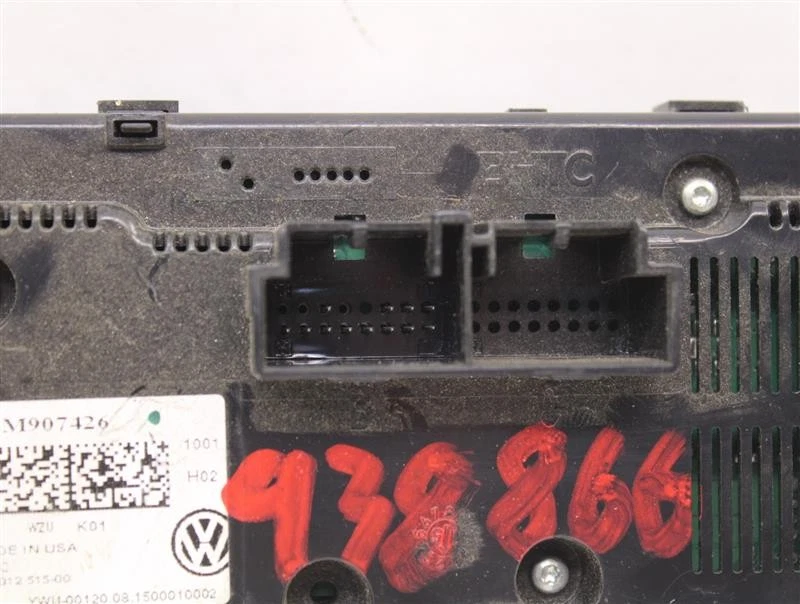 CONTROLES DE TEMPERATURA VOLKSWAGEN GOLF 2015 15 2016 16 2017 17 5GM907426 938866 Foto 3 de 4