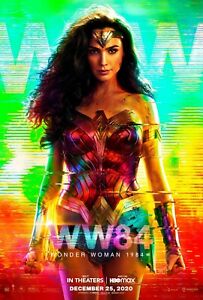 Wonder Woman 1984 Movie Poster (24x36) - Gal Gadot, Chris Pine, Kristen Wiig v12