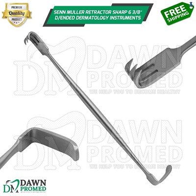 Senn Muller Retractor Sharp 6 3/8″ Double Ended Dermatology Surgical ...