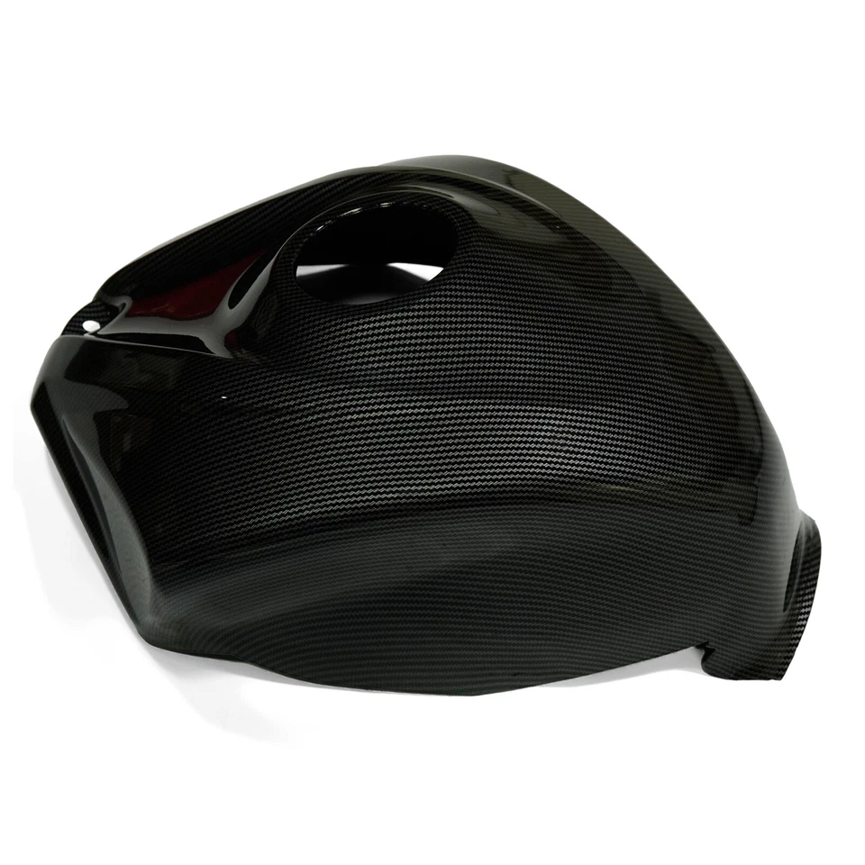 Black Carbon Fiber Fuel Gas Tank Cover For SUZUKI GSXR600/750 2008 2009 2010 US - Imagem 2 de 4