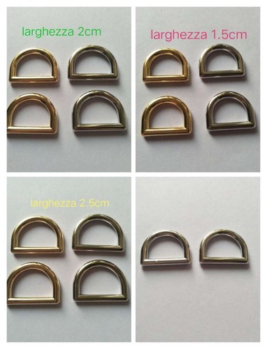 6pz anelli Per Borse Donna Uomo accessori | eBay