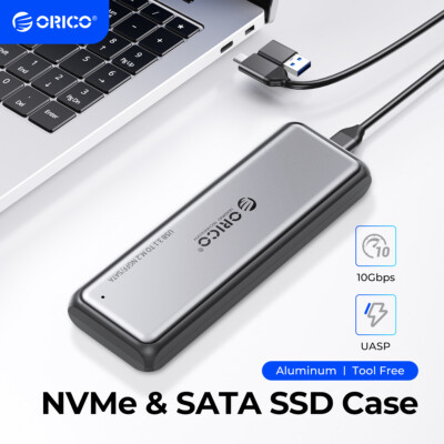 ORICO M.2 NVMe SATA SSD Enclosure USB C for M-Key(B+M Key) 2230/2242/2260/2280