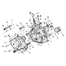 CAGIVA 650 ELEFANT 1985-1989 Kit vis BTR inox moteur complet 