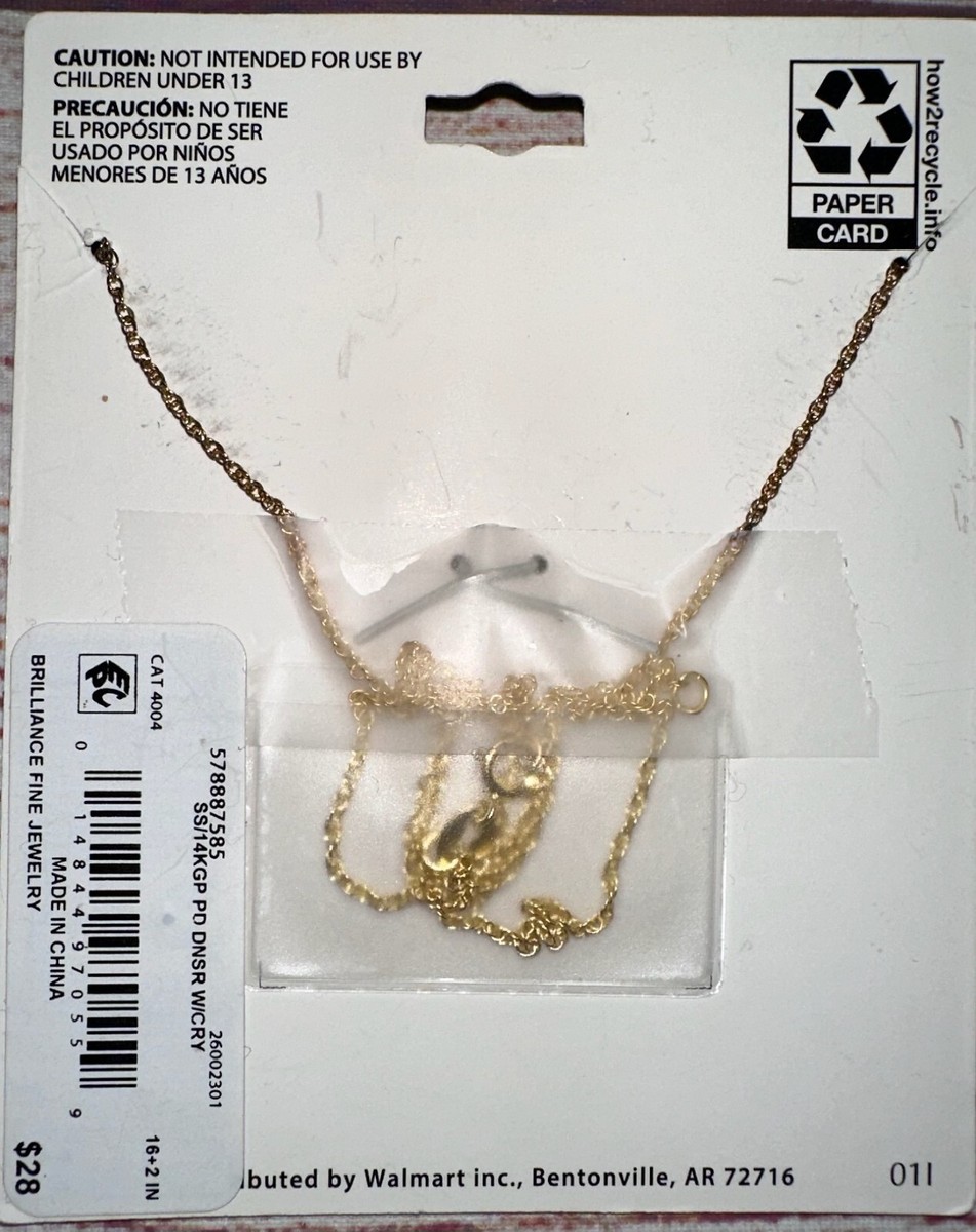 Brilliance Fine Jewelry 14KT Gold Plated Dinosaur Necklace | eBay