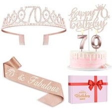 70th Birthday Gifts for Women Women 70th Birthday Decorations 70th Birthday