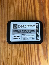NEW Duke Cannon Vetiver & Oakmoss Solid Cologne Special Issue 1.5 Oz Travel