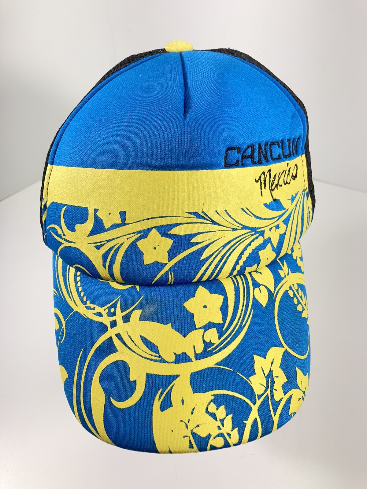 Cancun Mexico Hat Cap Souvenir Trucker Mesh Snapback … Gem