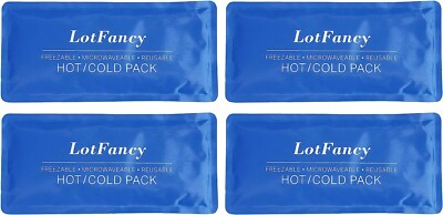 #ad #ad 4Pc Ice Pack for Injuries Reusable Hot Cold Pack for Therapy Cooling Heating Pad $20.89
