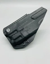 S&W M&P 2.0 4.25" 9/40 w/ APL Light - Black Carbon Fiber Kydex IWB Holster USA 