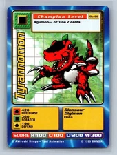 Digimon Digi Battle Tyrannomon Bo-66 Series 2 Bandai 1999