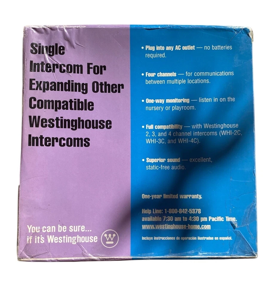 Novi 4-Channel Wireless Intercom Model WI-4S Single Unit New Free Shipping - Image 2 of 2