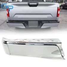 Left Chrome Rear Bumper End Cap Fit For 2015-2019 2020 Ford F150 Pickup W/O Park