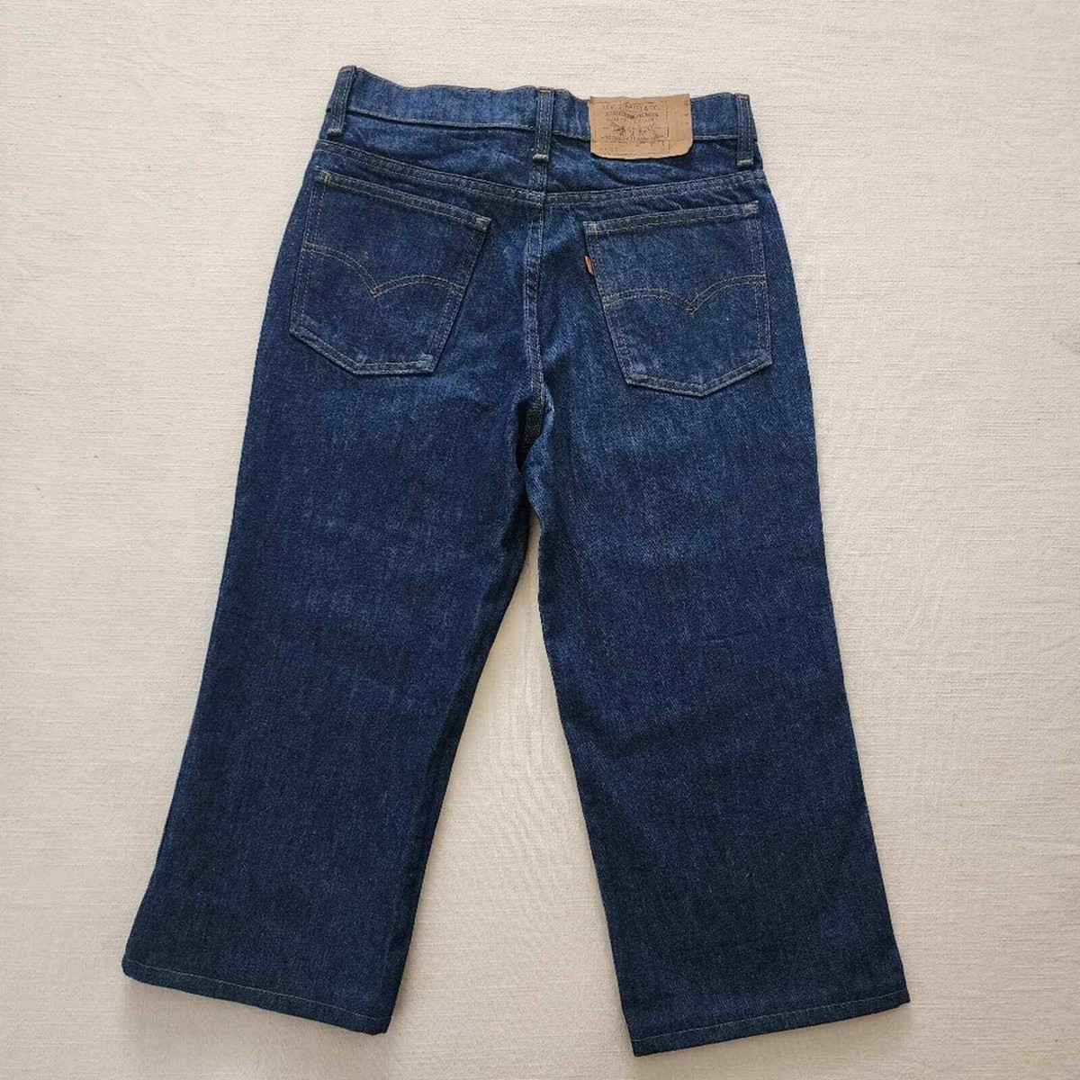 Vintage Levi's orange tab dark wash jeans 28 inch waist | eBay