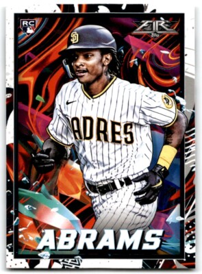 2022 TOPPS FIRE CJ ABRAMS RC SAN ANTONIO MISSIONS #79