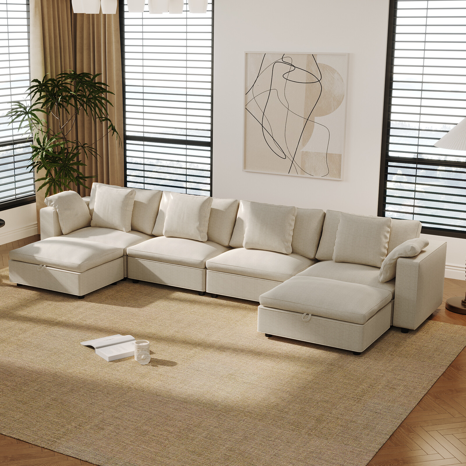 White Modern Sofa | Cabinets Matttroy