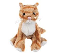 Ganz Soft Spot Amber Orange Tabby Cat with sound NEW