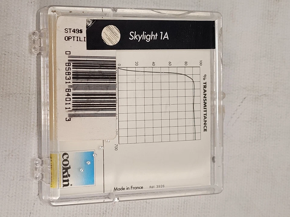 Cokin Optilight 1A Filter 1 Skylight 49MM Photo Video Accessory - Image 4 of 4