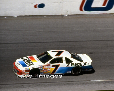 ALAN KULWICKI #7 ZEREX FORD 1990 DAYTONA WINSTON CUP 8x10 GLOSSY