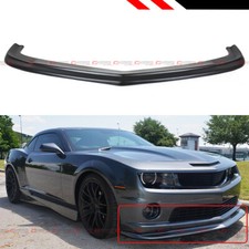 For 2010-2013 Chevy Camaro Ss V8 Zl1 Style Front Bumper Lip Spoiler Splitter